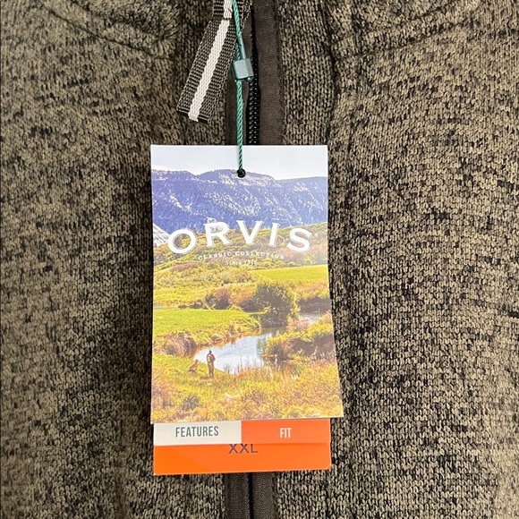 Men’s Orvis 1/4 Zip Sherpa Lined Pullover - Picture 7 of 10